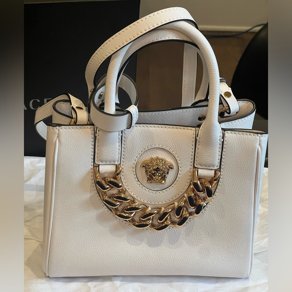 Brand new Versace La Medusa small crossbody tote.Gorgeous bag.Fit all essentials
